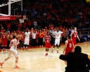 Illinois' Tyler Griffey (42) makes the game-winning layup from an inbound pass with .9 seconds left on the clock at the Assembly Hall on Thursday, Feb. 7, 2013. (Daryl Quitalig/Midway Madness)