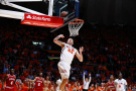Illinois' Tyler Griffey (42) makes the game-winning layup from an inbound pass with .9 seconds left on the clock at the Assembly Hall on Thursday, Feb. 7, 2013. (Daryl Quitalig/Midway Madness)